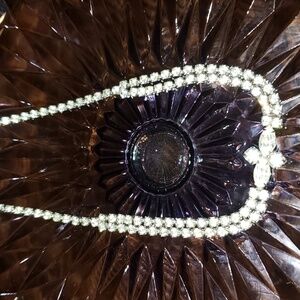 Vintage rhinestone choker